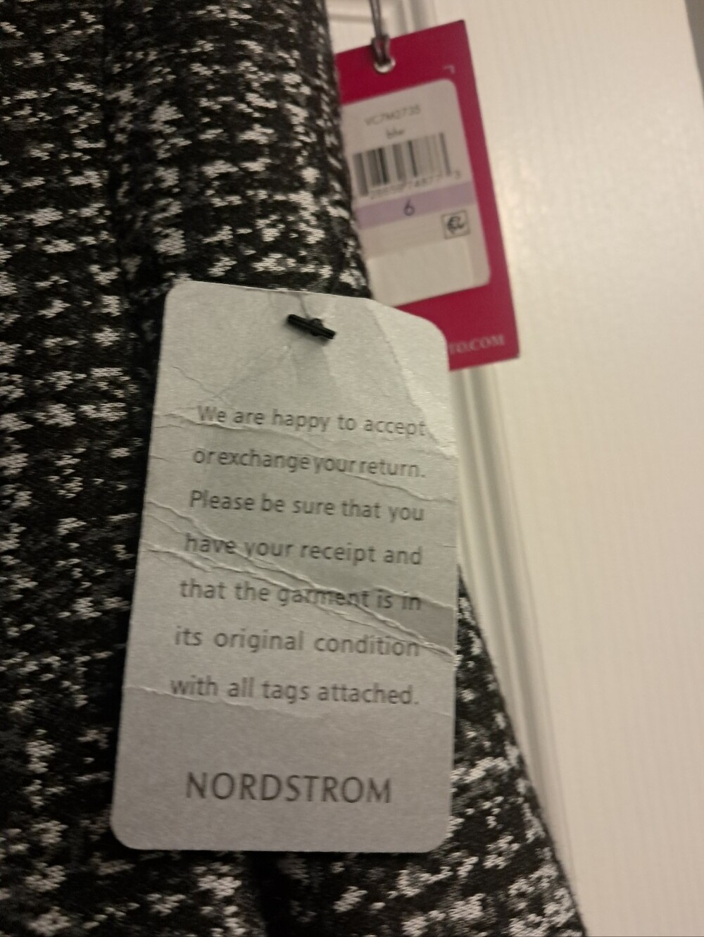 NWT Vince Camuto Nordstroms Womens Black White Gray Sleeveless Lined Dress - Picture 5 of 9